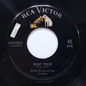 Buddy Morrow Vinyl 45 Night Train / One Mint Julep RCA Victor VG+ Jazz 1955 RE